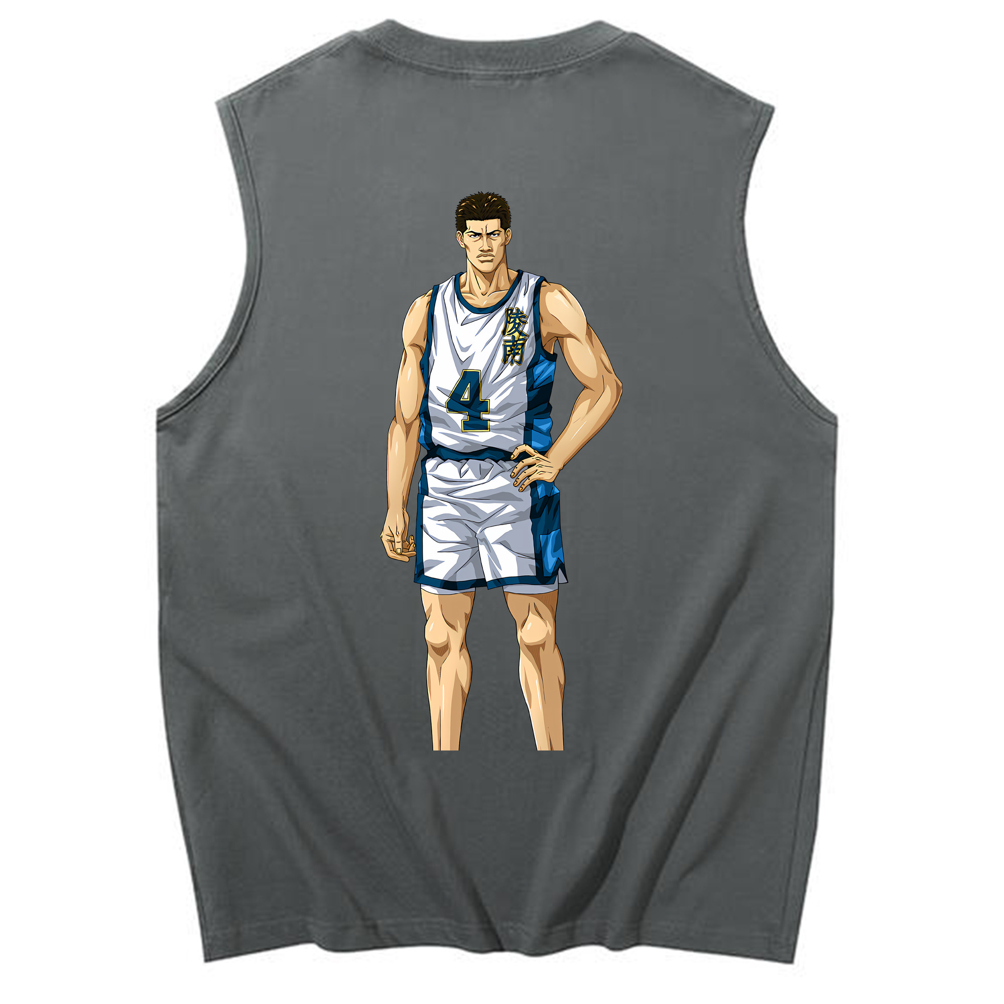 （画像用） SLAM DUNK／スラムダンク コットン100％タンクトップ（背面プリント）